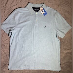 Nautica Performance Deck Shirt Mens XL Short Sleeve Classic Fit Polo NEW